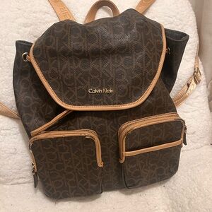 Calvin Klein Brown Backpack